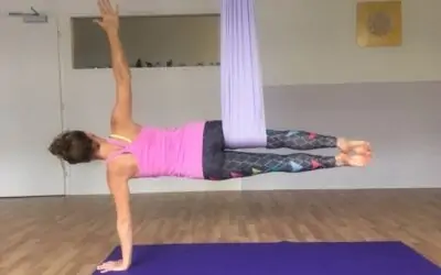 Saturday’s Aerial Yoga – once a month